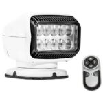 GOLIGHT GT LED 12 Volt Permanent Mount with Handheld Wireless Remote – White – Lighting | Marine Overhauling Florida
