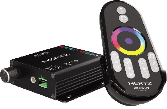 HERTZ AUDIO HM RGB 1 BK – RGB RF CONTROLLER WITH REMOTE CONTROL – Entertainment Remotes | Marine Overhauling Florida