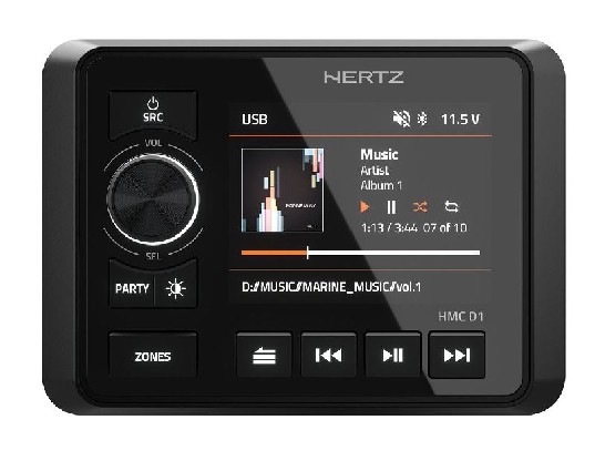 HERTZ AUDIO HMC D1 – REMOTE CONTROL WITH DISPLAY 13-PIN – Entertainment Remotes | Marine Overhauling Florida