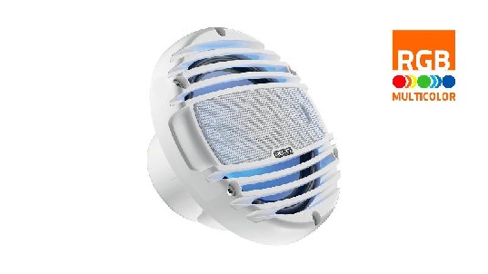 HERTZ AUDIO HMX 6.5-LD-TW – 6.5″ 4 Ohm MARINE COAX RGB LED SET – WHITE – Entertainment Speakers | Marine Overhauling Florida