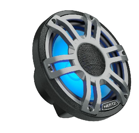 HERTZ AUDIO HMX 7.7 S-LD-G – 7.7″ 4 Ohm SPORTS COAX RGB LED SET – Entertainment Speakers | Marine Overhauling Florida