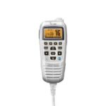 ICOM CommandMic IV with YELLOW Backlit LCD, in Super WHITE – VHF Radios | Marine Overhauling Florida