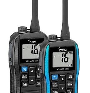 ICOM M25 EVO VHF Handheld – Black – VHF Radios | Marine Overhauling Florida