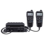 ICOM Black Box Marine VHF Fixed Mount w/BLACK HM-195GB & Two CommandMic Ports – VHF Radios | Marine Overhauling Florida