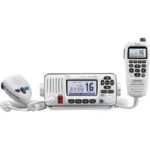 ICOM M424G White Class D DSC VHF, 2nd Station Capabilities, GPS, Fixed Mount – VHF Radios | Marine Overhauling Florida
