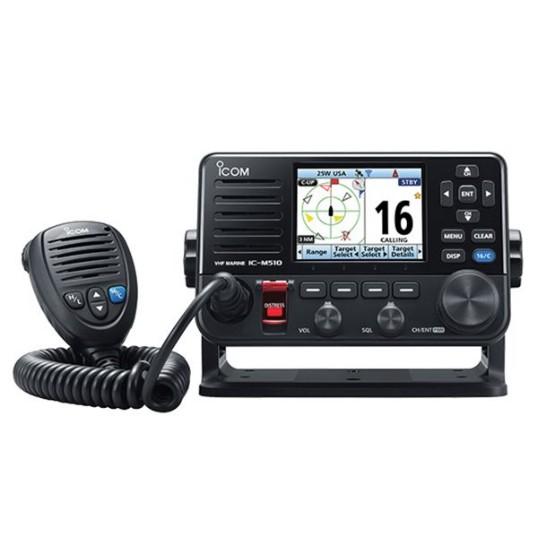 ICOM M510 PLUS VHF Fixed Mount, Class D DSC, with AIS – VHF Radios | Marine Overhauling Florida