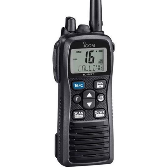 ICOM M73 6-Watt IPX8 Submersible Handheld – VHF Radios | Marine Overhauling Florida