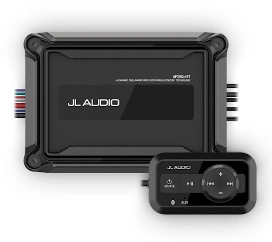 JL AUDIO AP200/4BT: 200 Watt, 4-Channel Compact Marine Amplifier with Bluetooth and Remote – Amplifiers | Marine Overhauling Florida