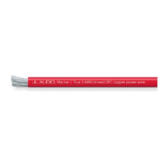 JL AUDIO ABYC Red Power Wire, 2 AWG, 50′ (XM-RPW2-50) – Speaker Wire | Marine Overhauling Florida