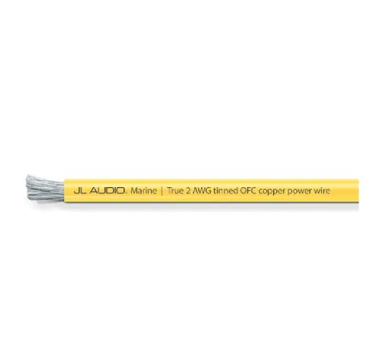 JL AUDIO ABYC Yellow Power Wire, 2 AWG, 50′ (XM-YPW2-50) – Speaker Wire | Marine Overhauling Florida