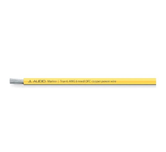 JL AUDIO ABYC Yellow Power Wire, 6 AWG, 200′ (XM-YPW6-200) – Speaker Wire | Marine Overhauling Florida