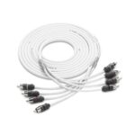 JL AUDIO XMD-WHTAIC4-12: RCA 4-Channel, 12 ft (3.66 m) Marine Audio Interconnect – Communication Speakers | Marine Overhauling Florida