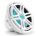 JL AUDIO M3-10IB-S-GW-I-4: 10″ Marine Subwoofer, Infinite Baffle, Gloss White Sport Grille, RGB LED – Subwoofers | Marine Overhauling Florida