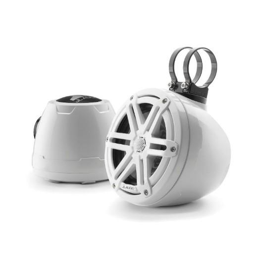 JL AUDIO M3-650VEX-GW-S-GW: 6.5″ VEX Tower Speakers, Gloss White Enclosure, Gloss White Sport Grille – Entertainment Speakers | Marine Overhauling Florida