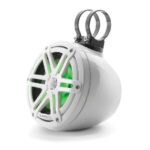 JL AUDIO M3-650VEX-GW-S-GW-I: 6.5″ VEX Tower Speakers, Gloss White Enclosure & Sport Grille, RGB LED – Entertainment Speakers | Marine Overhauling Florida