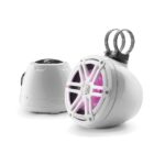 JL AUDIO M3-650VEX-GW-S-GW-I: 6.5″ VEX Tower Speakers, Gloss White Enclosure & Sport Grille, RGB LED – Entertainment Speakers | Marine Overhauling Florida