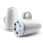 JL AUDIO M3-770ETXV3-GW-S-GW-I: 7.7″ Tower Speakers, Gloss Wht Encl., Gls Wht Sport Grille, RGB LED, PAIR – Tower Speakers | Marine Overhauling Florida
