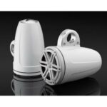 JL AUDIO M3-770ETXV3-GW-S-GW: 7.7″ Tower Speakers, Gloss White Encl., Gloss White Sport Grille, PAIR – Tower Speakers | Marine Overhauling Florida