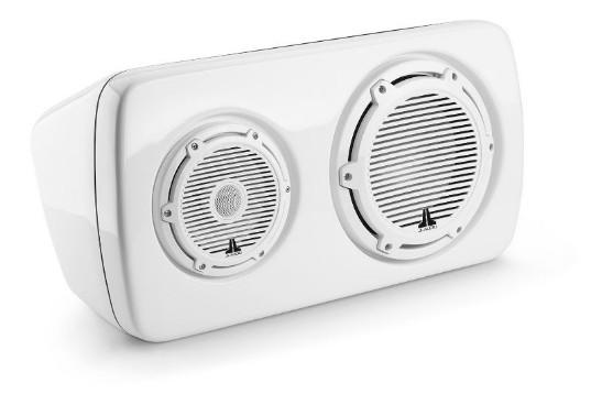 JL AUDIO M6-103EWS-Gw-C-3Gw-L M6 3-Way, Full-Range Enclosed Speaker Sys., Gloss White, White Tweeter, Left-Side – Subwoofers | Marine Overhauling Florida