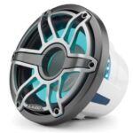 JL AUDIO M6-10IB-S-GMTI-I-4: 10″ Marine Subwoofer (250W, 4 ohm), Infinite Baffle, Sport Grille, RGB LED – Subwoofers | Marine Overhauling Florida
