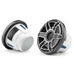 JL AUDIO M6-10W-S-GMTI-4: 10″ Marine Subwoofer Driver, Grey Metallic Trim Ring, Titanium Sport Grille, 4O – Subwoofers | Marine Overhauling Florida