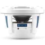 JL AUDIO M6-10W-S-GWGW-4: 10″ Marine Subwoofer Driver, Gloss Trim Ring and White Sport Grille, 4 O – Subwoofers | Marine Overhauling Florida