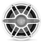 JL AUDIO M6-10W-S-GWGW-4: 10″ Marine Subwoofer Driver, Gloss Trim Ring and White Sport Grille, 4 O – Subwoofers | Marine Overhauling Florida