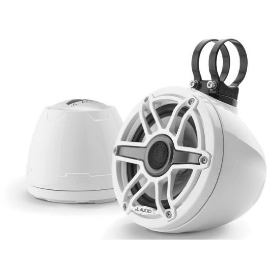 JL AUDIO M6-650VEX-GW-S-GWGW: 6.5″ VEX Tower Speakers, Gloss White Enclosure & Sport Grille – Tower Speakers | Marine Overhauling Florida