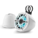 JL AUDIO M6-650VEX-GW-S-GWGW-I: 6.5″ VEX Tower Speakers, Gloss White Enclosure & Sport Grill, RGB LED – Tower Speakers | Marine Overhauling Florida
