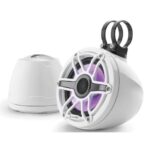 JL AUDIO M6-650VEX-GW-S-GWGW-I: 6.5″ VEX Tower Speakers, Gloss White Enclosure & Sport Grill, RGB LED – Tower Speakers | Marine Overhauling Florida