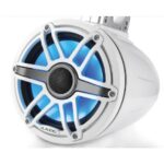 JL AUDIO M6-770ETXV3-GW-S-GWGW-I: 7.7″ Tower Speakers, Gloss White Sport Grille, RGB LED, PAIR – Tower Speakers | Marine Overhauling Florida