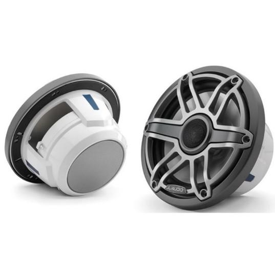 JL AUDIO M6-770X-S-GMTI: 7.7″ Marine Speakers, Sport Grille, Gunmetal Trim Ring, Titanium Grille – Entertainment Speakers | Marine Overhauling Florida