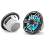 JL AUDIO M6-770X-S-GMTI-I: 7.7″ Marine Speakers, Sport Grille, Gunmetal Trim, Titaniam Grille, ILLUM – Entertainment Speakers | Marine Overhauling Florida