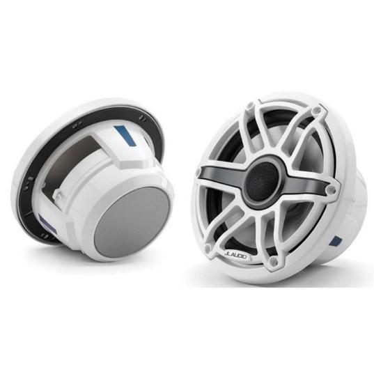 JL AUDIO M6-770X-S-GWGW: 7.7″ Marine Speakers, Sport Grille, Gloss White Trim Ring, Gloss White Grille – Entertainment Speakers | Marine Overhauling Florida