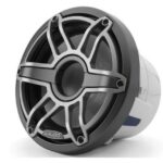 JL AUDIO M6-8IB-S-GMTI-4: 8″ Marine Subwoofer (200W, 4 ohm), Infinite Baf., Gunmetal Titan. Sport Grille – Subwoofers | Marine Overhauling Florida