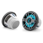JL AUDIO M6-8IB-S-GMTI-I-4: 8″ Marine Subwoofer (200W, 4 ohm), Infinite Baffle, Sport Grille, RGB LED – Subwoofers | Marine Overhauling Florida