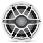 JL AUDIO M6-8IB-S-GWGW-4: 8″ Marine Subwoofer (200W, 4 ohm), Infinite Baffle, Gloss White Sport Grille – Subwoofers | Marine Overhauling Florida