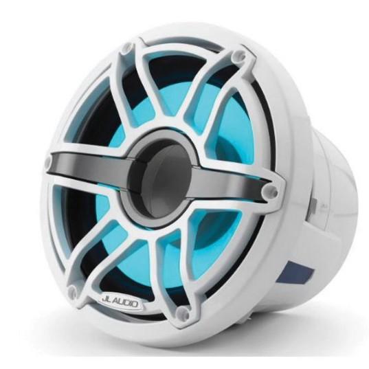 JL AUDIO M6-8IB-S-GWGW-I-4: 8″ Marine Subwoofer (200W, 4 ohm), Infinite Baffle, Sport Grille, RGB LED – Subwoofers | Marine Overhauling Florida