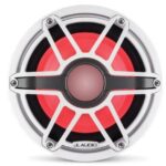 JL AUDIO M6-8IB-S-GWGW-I-4: 8″ Marine Subwoofer (200W, 4 ohm), Infinite Baffle, Sport Grille, RGB LED – Subwoofers | Marine Overhauling Florida