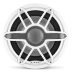 JL AUDIO M7-12IB-S-GWGW-4: 12″ Marine Subwoofer, 600W, 4ohm, Gloss White Sport Grille, EACH – Subwoofers | Marine Overhauling Florida