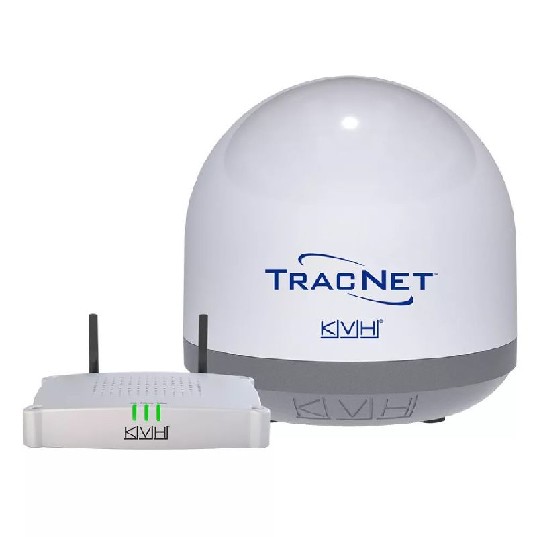 KVH TracNet Coastal Pro 5G/LTE and Wi-Fi System; Ultra-Compact Antenna w/Hybrid DC-powered Hub – Satellite TV | Marine Overhauling Florida