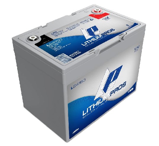 LITHIUM PROS LiFePO4 Battery, 12V/150 Ah (Trolling/Deep cycle, Grp 24) Bluetooth – Solar Systems | Marine Overhauling Florida