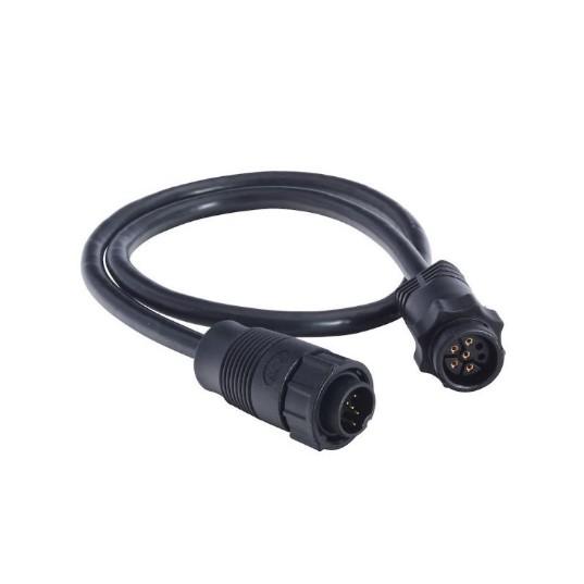 LOWRANCE Black 7-Pin Blue Transducers to 9-Pin xSonic Display Adapter Cable – Communication Speakers | Marine Overhauling Florida