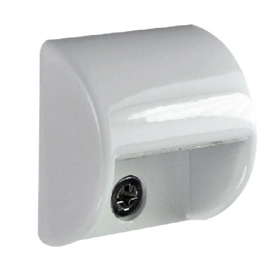 LUMITEC Andros LED Courtesy Light, Powder Coated White, Blue Light – Above water lights | Marine Overhauling Florida