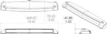 LUMITEC Razor LED Light Bar, Flush Mount, Spot, Black – Lighting | Marine Overhauling Florida