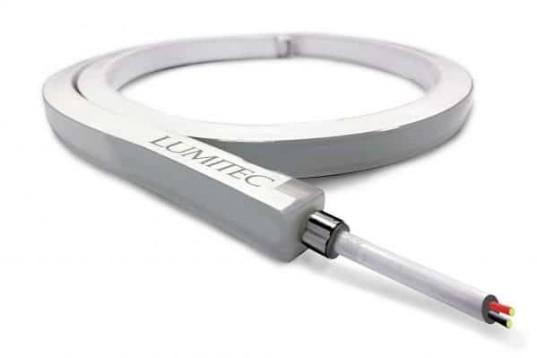 LUMITEC Moray Flex Light with Internal Controller, Full color RGBW Spectrum, 6 ft, TopView, White Exterior – Lighting | Marine Overhauling Florida