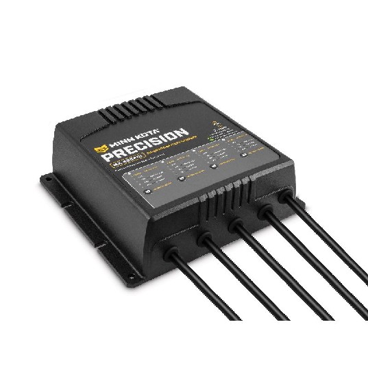 MINN KOTA Precision Charger MK 460 PCL – 4 Bank x 15 Amp – Communication Antenna | Marine Overhauling Florida
