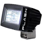 PLASHLIGHTS 20W Low Profile LED Spreader Light – 120° Scene Flood – Black Housing – Above water lights | Marine Overhauling Florida