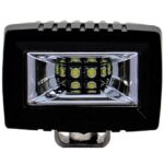 PLASHLIGHTS 20W Low Profile LED Spreader Light – 120° Scene Flood – Black Housing – Above water lights | Marine Overhauling Florida