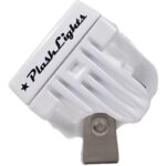 PLASHLIGHTS 40W Low Profile LED Spreader Light – 120 Scene Flood – White Housing – Above water lights | Marine Overhauling Florida